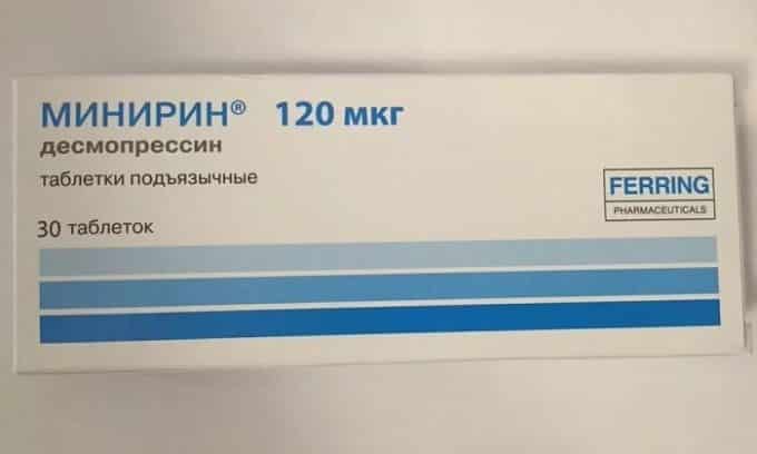 Лечение энуреза зависит от возраста пациента. Для лечения применяют Минирин